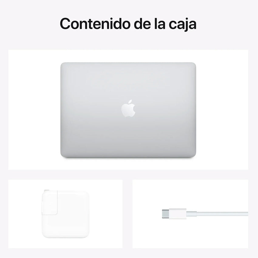 MacBook Air de 13 pulgadas: Chip M1 de Apple con CPU de ocho núcleos y GPU de siete núcleos, 256 GB SSD - Plata