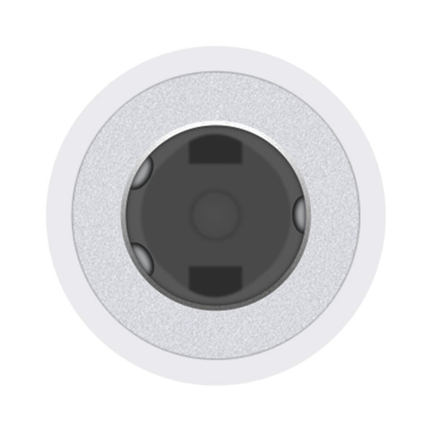 Adaptador APPLE De Lightning A Jack De 3.5mm Para Audífonos COLOR Blanco