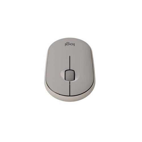 Pop Mouse LOGITECH Inalambrico With Emoji COLOR Almendra