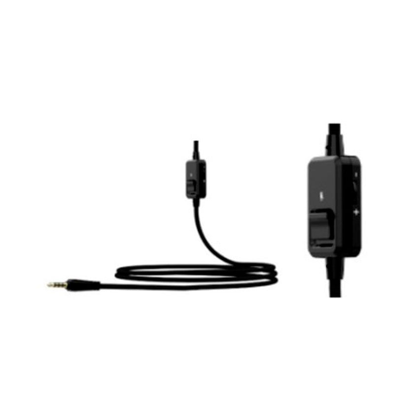 Audifonos Diadema Acer con cable y microfono, flexibles y ligeros, omnidireccional, Negros