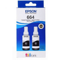 Multipack 2 Botellas de Tinta EPSON T664120 2P COLOR Negro