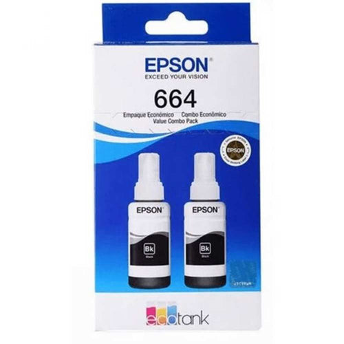 Multipack 2 Botellas de Tinta EPSON T664120 2P COLOR Negro