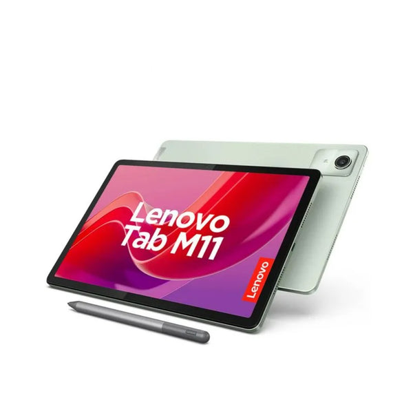 Tablet Lenovo M11 TB330FU Pantalla 11 Pulgadas WUXGA Conectividad Solo Wifi Memoria 4GB + Almacenamiento 128GB Color Verde Incluye Estuche y Lapiz