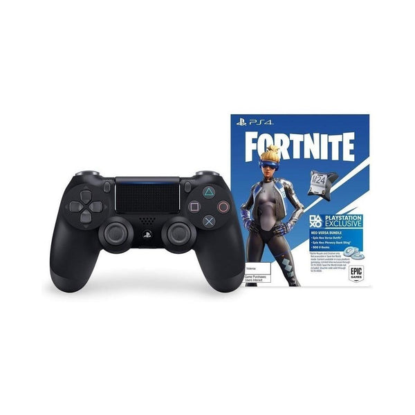Control inalámbrico Sony para PLayStation 4 PS4 DUALSHOCK®4 Black + Fortnite