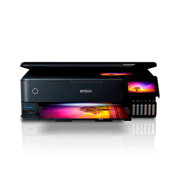 Impresora Multifuncional EPSON Tabloide Fotográfica Ecotank L8180 COLOR Negro