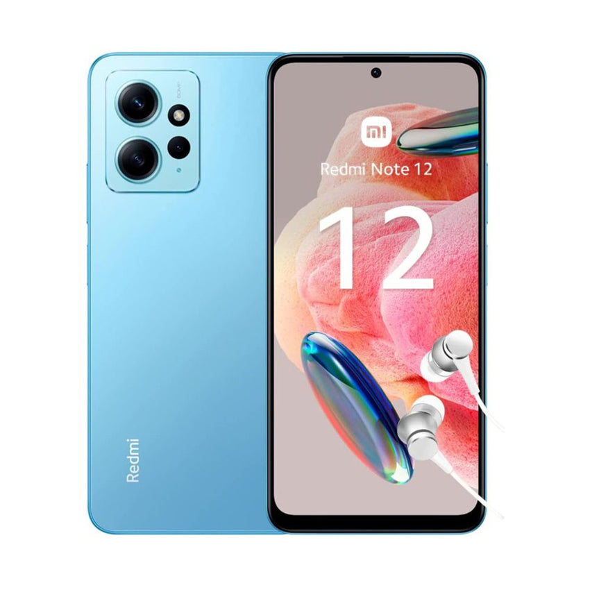 Celular Redmi Xiaomi Note 12, Ram de 4GB, Almacenimiento de 128GB, Azul Hielo