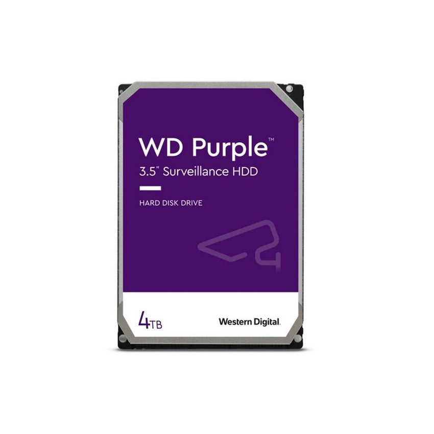 Disco Duro Western Digital PURPLE 4TB 5400RPM SATA 6Gbs Cache 64 MB 3,5in videovigilancia trabajo 24/7