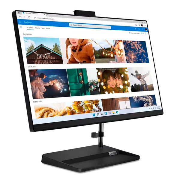 Todo en uno Lenovo IC 3 24IAP7 Intel Core i5  1240P 23,8 Pulgadas FHD Memoria 8GB Estado Solido 256GB Windows 11 Home Color Negro
