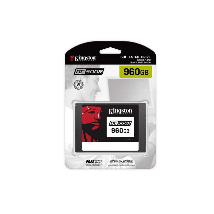 Unidad de Estado Sólido Kingston 960G DC500R 2.5” Enterprise Sata SSD 99K/23K IOPS