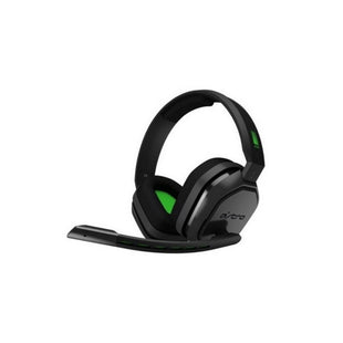 DIADEMA ASTRO A10 Logitech Gaming Alámbrica Plug3.5mm/USB Xbox Micrófono Cancela ruido Cable 2Metros Garantía 1Año-NEGRA-VERDE