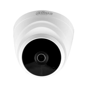Camara Dahua Domo , 2MP, Lente fijo 2.8mm, 4en1 (CVI/TVI/AHD/CVBS), Plastica, DWDR, Smart IR20m,  con mic IP67, 12VDC.