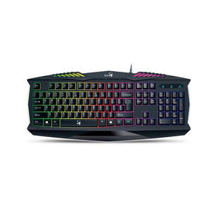 Teclado gamer GENIUS Gx, Iluminación led con 7 colores