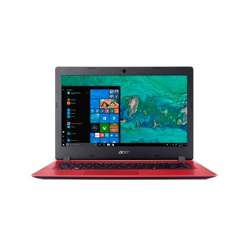 Computador Portátil Acer 14 pulgadas 4GB RAM/128GB SSD Windows 10 home color Red