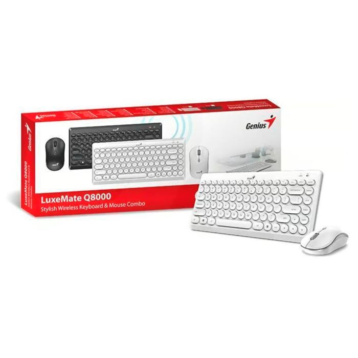 Teclado Genius  RS2Combo teclado + mouse Genius LuxeMate Q8000 inalambrico White
