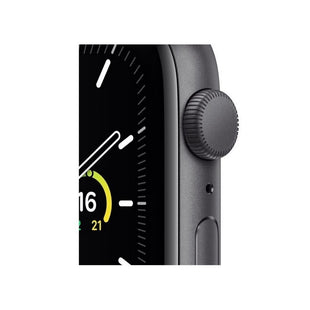 Apple Watch SE (GPS) Caja de aluminio en gris espacial de 40 mm Correa deportiva Medianoche