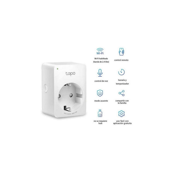 Mini Enchufe Inteligente Tp Link Tapo P100 Pack Por 4 Smart Mf
