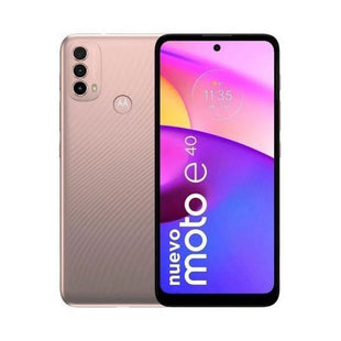 Celular Motorola E40 4GB RAM + 64GB Rosado