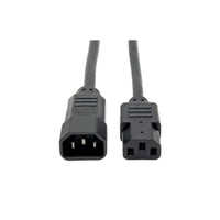 Cable de Alimentación para PDU, C13 a C14 - 10A, 250V, 18 AWG, 61 cm [2 pies], Negro