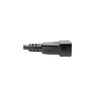 Cable de Extensión de Alimentación, C19 a C20 - Servicio Pesado, 20A, 250V, 12 AWG, 1.83 m [6 pies], Negro