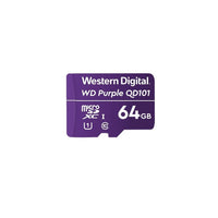 Tarjeta microSD Western Digital Purple 64GB para cámaras de seguridad  grabación 24/7