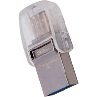Memoria USB Kingston DataTraveler microDuo 3C  32GB 3.1 Gen 1 plateado