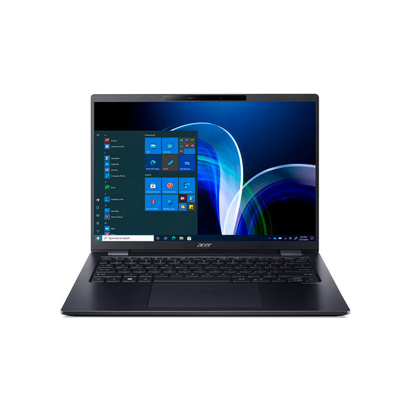 Portatil Acer TravelMate P6 TMP614-52-7500, Intel Core i7 1165G7, 14 FHD Liviano, 8GB DDR4 3200, 512 SSD,  RJ 45, LECTOR DE HUELLA, Peso 1,1 Kg, Windows 11 PRO, Garantia 1 año