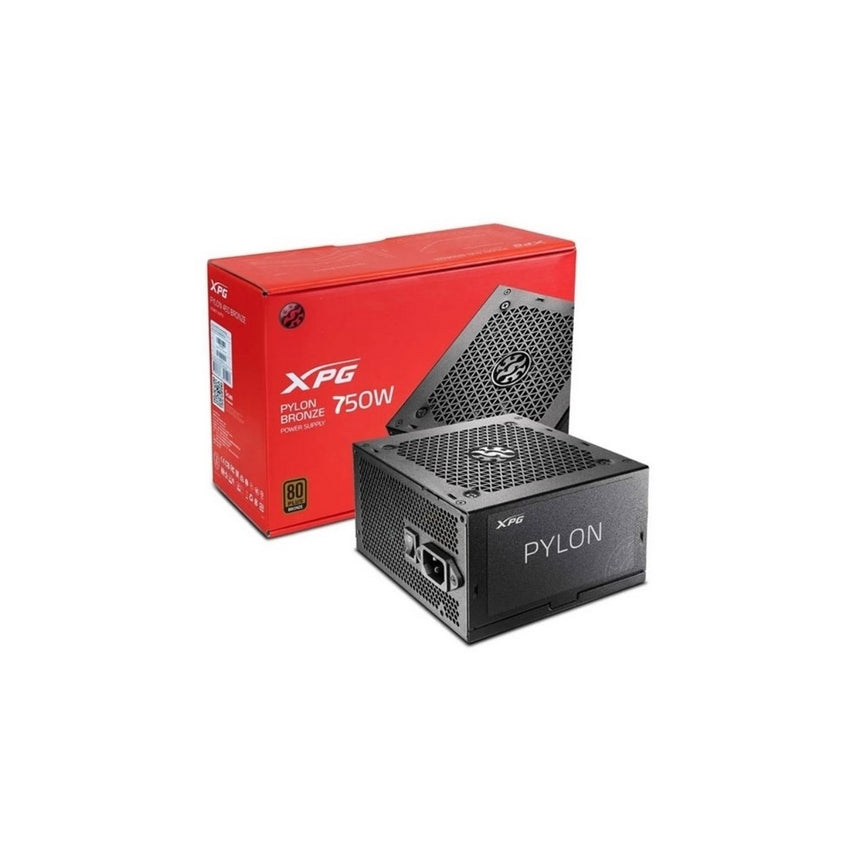 Fuente de poder gamer XPG by ADATA PYLON / 750 Watts / Certificada 80 Plus Bronce