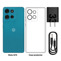 Celular motorola G75 5G 8GB 256GB Azul aqua