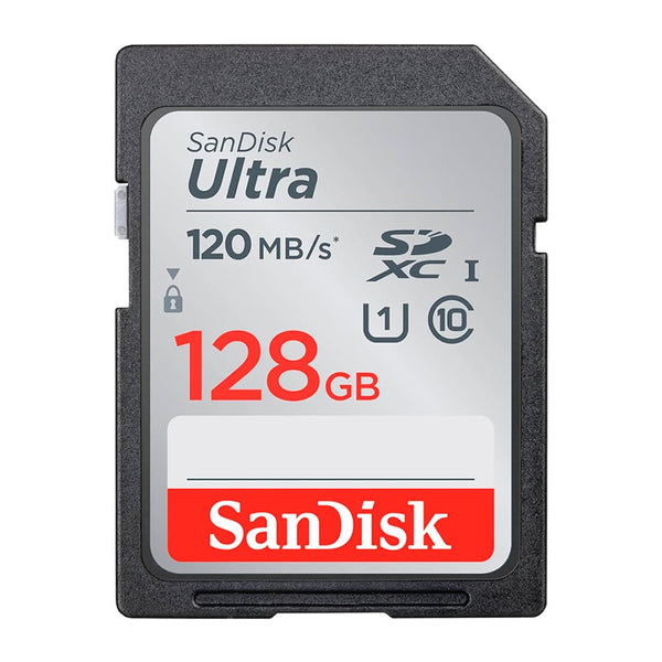 Tarjeta SD SANDISK Ultra 128gb COLOR Gris
