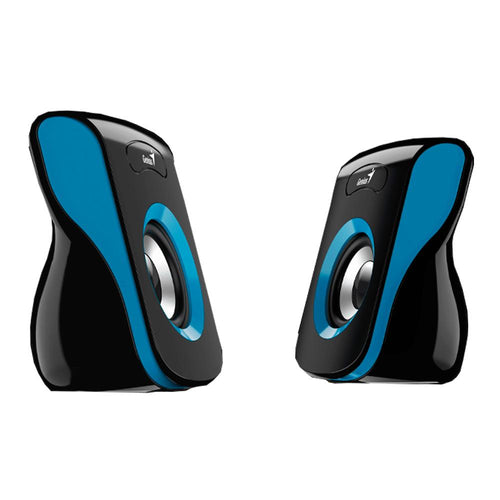 Parlante GENIUS Estereo Sp-Q180 USB Power COLOR Azul