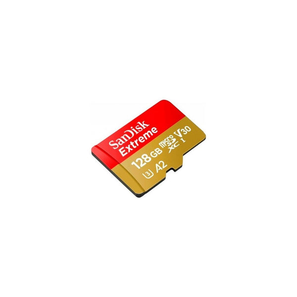 Tarjeta microSD SanDisk Extreme (Action Cam) UHS-I 128GB C10, U3, V30, A2