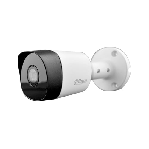 Camara Dahua  Bala , 2MP, Lente fijo 2,8mm, 4en1 (CVI/TVI/AHD/CVBS), DWDR, Smart IR20m, Metalica, 12VDC. MIC