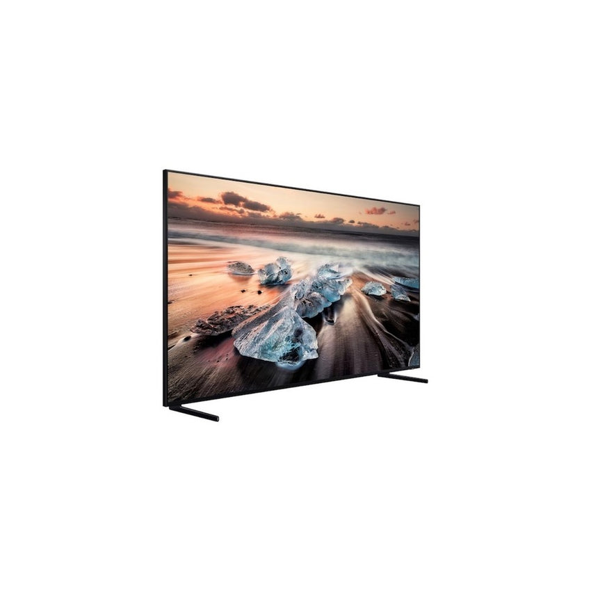 Televisor Samsung FLAT QLED Smart TV 75 pulgadas, UHD 8K  /7,680 x 4,320 / DVB-T2 / Procesador Quantum Bluetooth / Dual Led / asistente de voz /  modo ambiente/ Modo Juego/  HDMI x 4 / USB x 3 / abre y edita archivos de Office/Garantía 1 año
