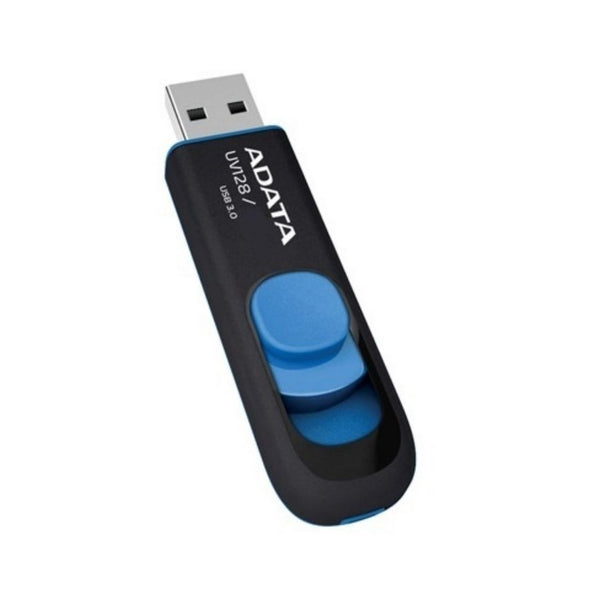 Memoria USB ADATA DashDrive UV128  64GB  USB 3.0  Negro/Azul