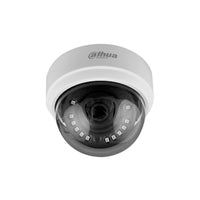 Camara Dahua Domo,2MP, Lente fijo 3,6mm, 4en1 (CVI/TVI/AHD/CVBS), Plastico, Smart IR20m, 12VDC.