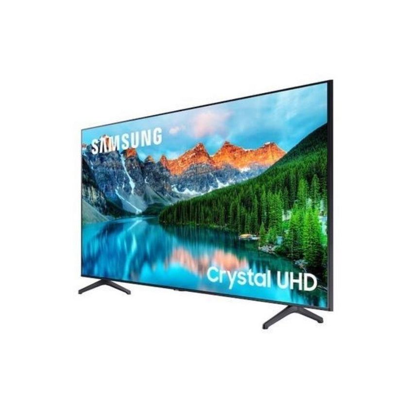 Televisor Pro Samsung BE50T-H,Televisor + Monitor Industrial,Tamaño 50”resolución 3840x2160 , Brillo 250 nit, Contraste: 4700:1, Características: uso 16 horas/día, altavoces 2,Conectividad VIDEO: HDMI x2, USB: USB x 1, RF: 1 Terrestre / 1 Cable / 0 Satéli