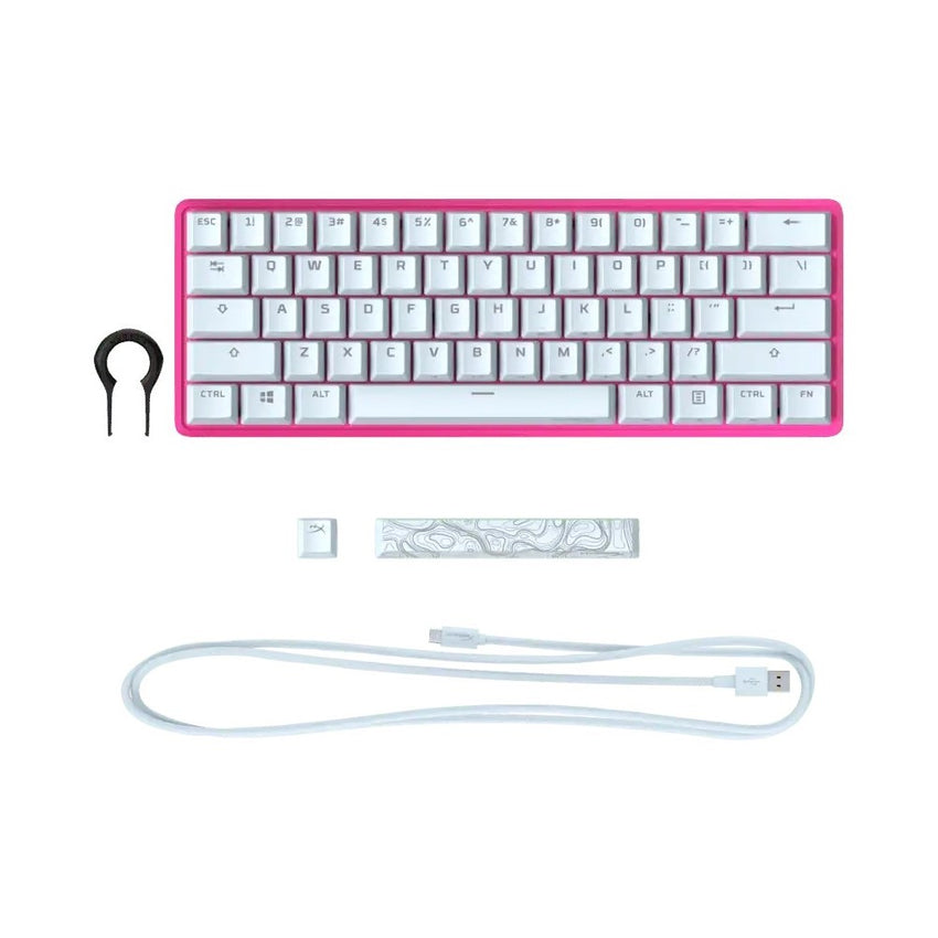 Teclado Gamer Hyperx Blanco Rgb (inglés)