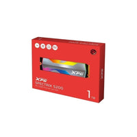 Unidad de estado sólido (SSD) gamer XPG SPECTRIX S20G RGB / PCIe GEN3X4 M.2 2280 / 500GB / RGB