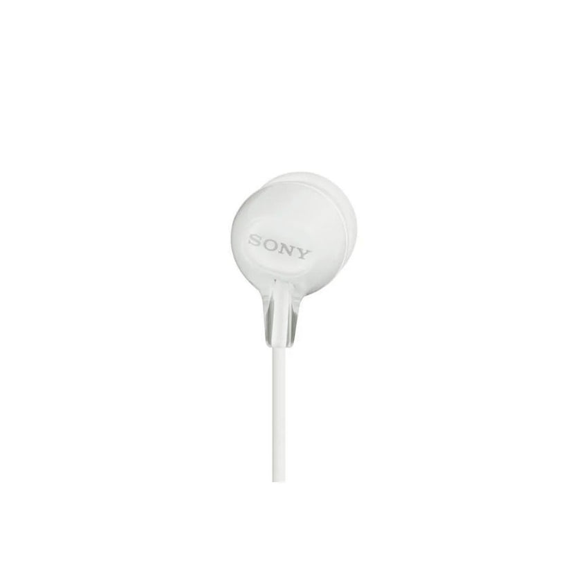 Audífonos Sony internos MDR-EX15LP Color Blanco, de silicona de ajuste seguro.