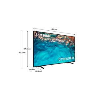 Televisor Samsung FLAT LED Smart TV 50 pulgadas Crystal UHD 4K  /3,840 x 2,160 / DVB-T2 /LAN/ Bluetooth/ AirPlay 2 / Bixby desde el control /modo ambiente/ Modo Juego/ HDMI x 3/ USB x2 /abre y edita archivos de Office/ control de voz/Garantía 1 año