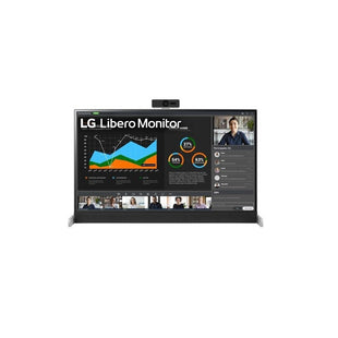 Monitor Libero QHD de 27  Cámara Web Full HD Resolucion	2560 x 1440 Tipo de panel IPS Tiempo  respuesta 5ms Tasa Refresco 75Hz Puertos HDMI/USB-C