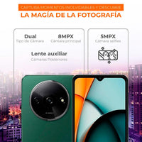 Celular Redmi A3X Aurora Green 4GB + 128GB