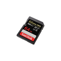 Tarjeta SD SanDisk Extreme PRO UHS-II 64GB hasta 300 MB/s de lectura y hasta 260MB/s de escritura C10, U3,V90