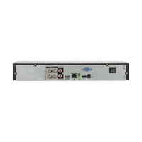 Grabador Dahua XVR, 4 canales, 6ch IP, Hasta 4K, 1ch de reconocimiento Facial, Penta-brid (CVBS/HDCVI/AHD/TVI/IP), Audio In/Out, H265, 1 HDD Maximo 6TB (Disco duro no incluido)