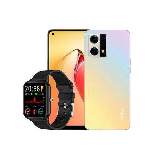 OPPO Reno 7 256GB dorado alba + Smartwach
