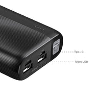 Power Bank Oraimo Cargador Pórtatil Batería 20000mah Traveler 4 Gris Oscuro