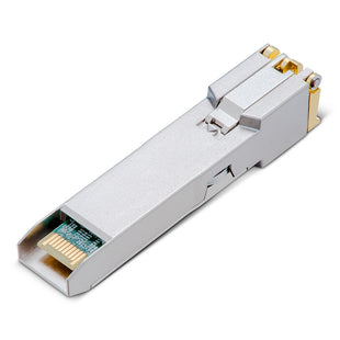 Módulo 10G BASE-T RJ45 SFP+SPEC: Transceiver de cobre RJ45 de 10Gbps, Plug and Play con ranura SFP+, soporta DDM (temperatura y voltaje), hasta 30 m de distancia (Cat6a o superior)