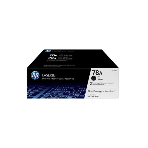Pack de 2 Cartuchos de Tóner HP 78A Negro LaserJet Original