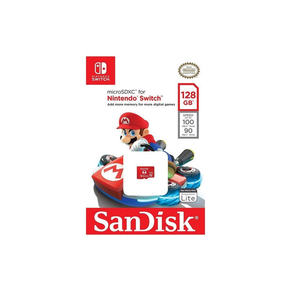 Tarjeta microSD SanDisk 128GB  Nintendo Switch UHS-I  100MB/s