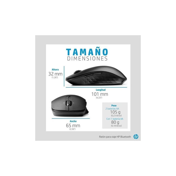 Mouse Hp Travel Bluetooth Negro